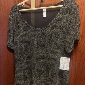 Lularoe elegant  perfect t top size L with embellishments